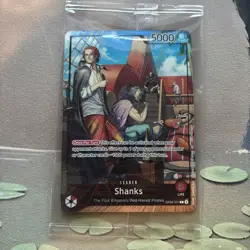 Shanks (2025 PSA Magazine Promo) OP09-001 One Piece Promotion Cards Foil Sealed - Image 1