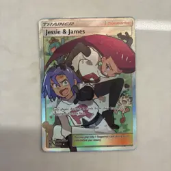 Pokemon TCG Jesse And James Full Art Trainer Card 68/68 Hidden Fates - Image 1