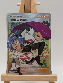 Pokemon TCG Jesse And James Full Art Trainer Card 68/68 Hidden Fates - Image 2