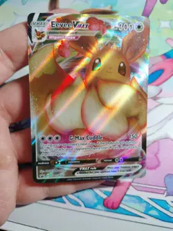 Eevee VMAX Pokemon Sword & Shield SWSH087 Full Art Black Star Promo - Image 1