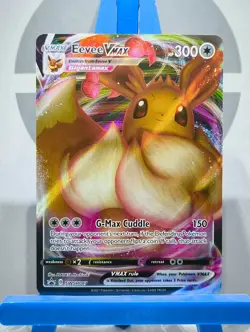 Eevee VMAX Sword & Shield Swsh087 Full Art Black Star Promo - Pokemon TCG - Image 3