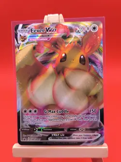 Eevee VMax SWSH087 Sword & Shield Full Art Ultra Rare Promo Pokemon Card - Image 2
