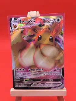 Eevee VMax SWSH087 Sword & Shield Full Art Ultra Rare Promo Pokemon Card - Image 3