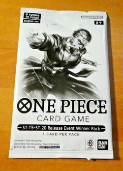 ONE PIECE CARD ENGLISH RELEASE EVENT WINNER PACK X1 ST15-ST20 BOOSTER SEALED M - Image 1