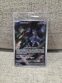 SEALED Pokemon TCG Mewtwo SVP 151 #052 Black Star Promo Card NM Condition - Image 1