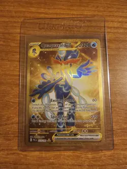 Quaquaval ex 273/193 SV02: Paldea Evolved Hyper Rare Gold Holo Pokemon TCG NM+ - Image 1