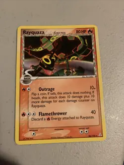Rayquaza 26/110 Delta Species Rare EX Holon Phantoms Pokemon Card NM-LP 2006 - Image 1