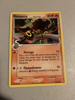 Rayquaza 26/110 Delta Species Rare EX Holon Phantoms Pokemon Card NM-LP 2006 - Image 2