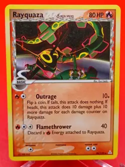Rayquaza 26/110 EX Holon Phantoms Delta Species Non-Holo Rare NM-LP Pokemon - Image 1