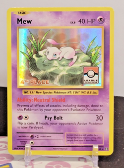 Mew 4th Place Pokemon League 53/108 from Evolutions LP Pokemon TCG - Image 1
