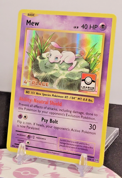 Mew 4th Place Pokemon League 53/108 from Evolutions LP Pokemon TCG - Image 3