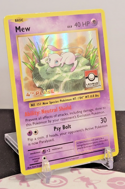 Mew 4th Place Pokemon League 53/108 from Evolutions LP Pokemon TCG - Image 4
