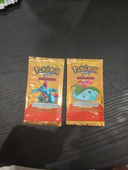 EMPTY 2002 Pokemon Expedition Booster Pack OPENED Wrappers - No Cards - Image 1