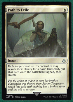Path to Exile - Universes Beyond: Assassin's Creed (ACR) #81 - Magic MTG Card - Image 1