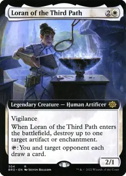 Loran of the Third Path Extended Art The Brothers' War NM MTG - Image 1
