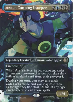 Azula, Cunning Usurper (Borderless) - FOIL - R Avatar - Image 1