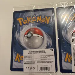 Pokemon TCG Pikachu At The Museum Promo Card Sealed x2 - Image 4