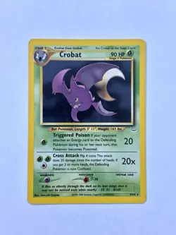🦇 Crobat 4/64 Holo Rare - Neo Revelation - WOTC Vintage Pokemon Card 🦇 - Image 3