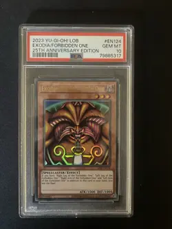 PSA 10 GM Exodia The Forbidden One LOB-EN124 Legend Of Blue Eyes 25th Anniv. - Image 1
