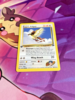 Koga's Pidgey - 49/132 [Gym Challenge] Pokemon TCG - 1ST EDITION - Vintage - NM - Image 3