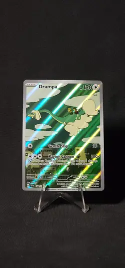 Pokemon Drampa 184/162 Holo Illustration Rare SV05 Temporal Forces NM - Image 1