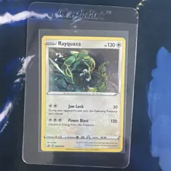Rayquaza Pokemon TCG Sword And Shield Black Star Promo Holo Card #SWSH029 - Image 1