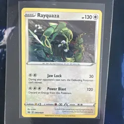 Rayquaza Pokemon TCG Sword And Shield Black Star Promo Holo Card #SWSH029 - Image 2