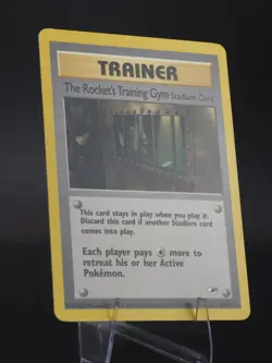 The Rocket's Training Gym 104/132 - Gym Heroes Rare Trainer - Pokemon Card - Image 3