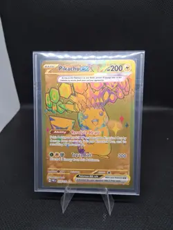 Pokemon TCG SV-Prismatic Evolutions Pikachu ex #179/131 Hyper Rare - Image 1
