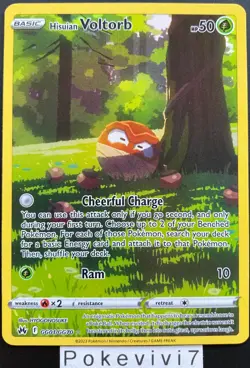Carte Pokemon VOLTORB GG01/GG70 HOLO Crown Zenith EB12.5 English NEUF - Image 1
