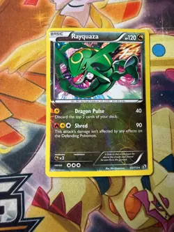 2013 Pokemon Legendary Treasures Rayquaza Number 93/113 Holo Reverse NM - Image 1