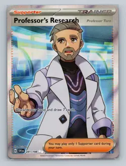 Pokemon SV01: Scarlet & Violet Base Set #241/198 Professor's Research Holo - Image 1