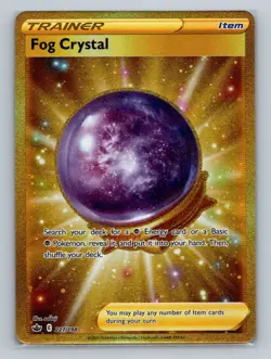 Pokemon SWSH06: Chilling Reign #227/198 Fog Crystal (Secret) Holo - Image 1