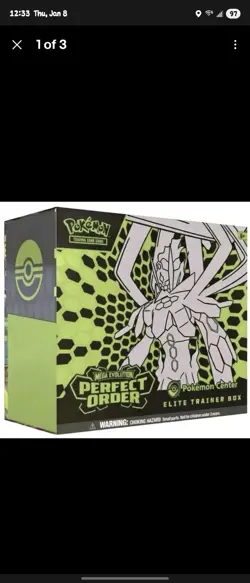 Pokemon Mega Evolution Perfect Order PKC Center Elite Trainer Box PRESALE ETB - Image 1