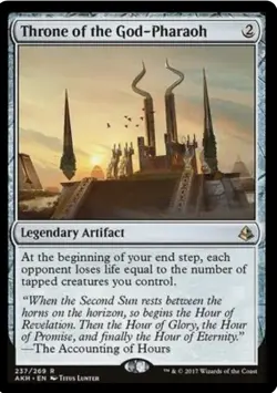 Throne of the God-Pharaoh - NM Near Mint - AKH Amonkhet - MTG Magic - Image 1