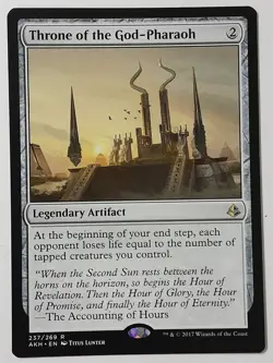 Throne of the God-Pharaoh - NM Near Mint - AKH Amonkhet - MTG Magic - Image 1