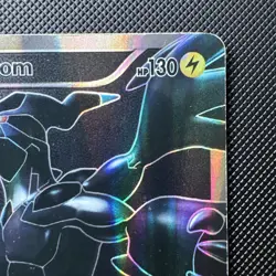 Zekrom 114/114 Black & White 2011 Full Art Holo Pokemon Card Black Background - Image 3