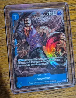 One Piece CCG Crocodile OP09-046 SR Foil Alt Art LP X1 - Image 1