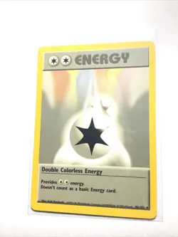 DOUBLE COLORLESS ENERGY - 96/102 - Base Set - Pokemon Card - MP - Image 1