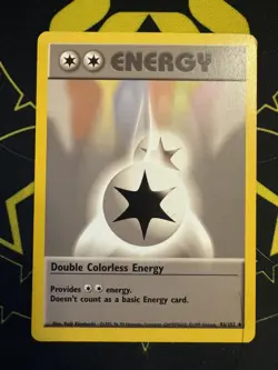 Double Colorless Energy 96/102 (MP) Pokemon Base Set Unlimited - Image 1