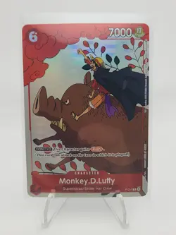 Monkey. D. Luffy One Piece TCG (Gift Collection 2023) P-001 Promo Card NM - Image 1