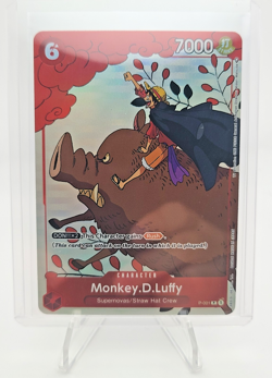 Monkey. D. Luffy One Piece TCG (Gift Collection 2023) P-001 Promo Card NM - Image 3