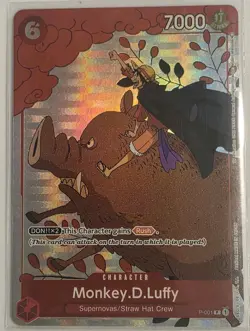 Monkey. D. Luffy One Piece TCG (Gift Collection 2023) P-001 Promo Card NM - Image 1