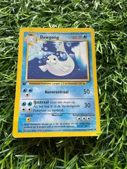 Dewgong 25/102 1st Edition- Base Set- Pokemon Card- 1999- Dutch - LP - Image 1