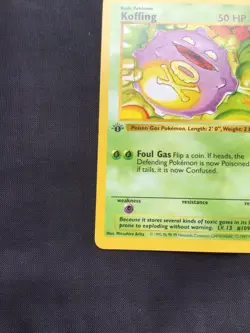 Pokemon Cards: Base Set 1st Edition Common: Koffing 51/102 - Image 5