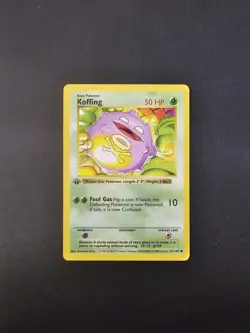 1999 Pokemon Base Set 1st Edition Koffing 51/102 - Image 1