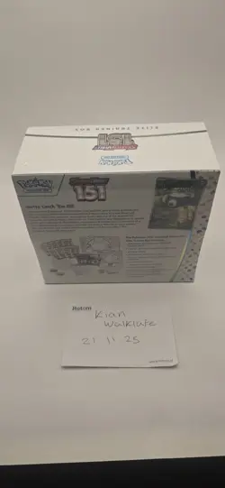 Pokemon 151 Elite Trainer Box ETB Scarlet Violet TCG, New Sealed - Image 2