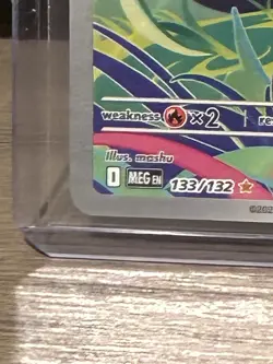 Pokemon TCG Mega Evolutions Stamped Promo Card Bulbasaur 133/132 Near Mint - Image 5