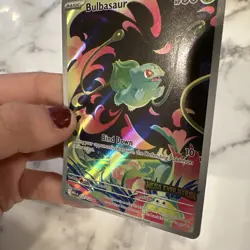 Pokemon TCG Mega Evolutions Stamped Promo Card Bulbasaur 133/132 Near Mint - Image 4