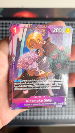 Vinsmoke Sanji (TR) OP10-063 English Legacy of the Master Foil One Piece Card - Image 2